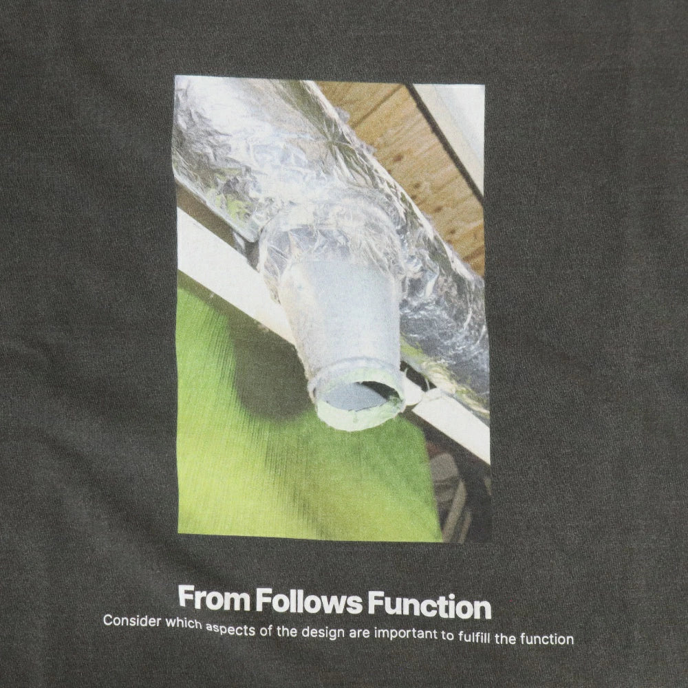 KURO(クロ)17/-ROUND SHAPE DYED TEE "From Follows Function"【964262】
