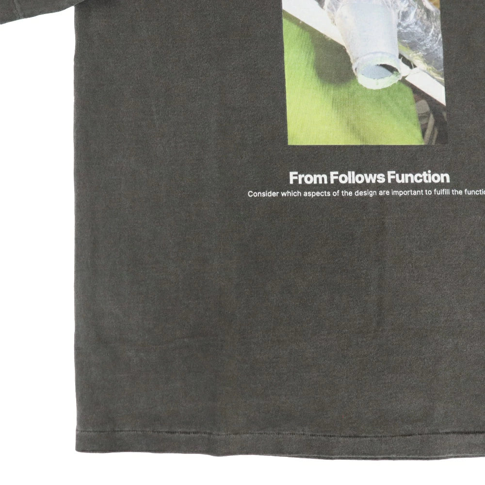 KURO(クロ)17/-ROUND SHAPE DYED TEE "From Follows Function"【964262】