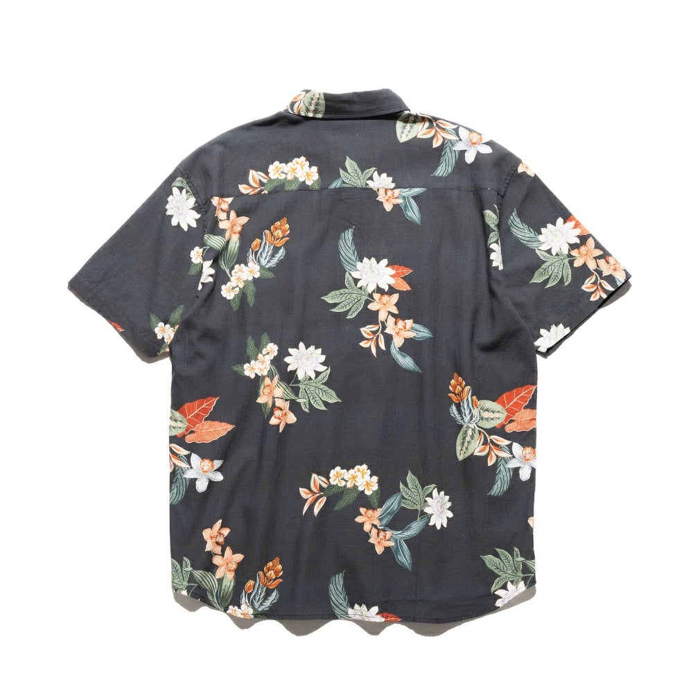 ROARK(ロアーク)"PALAWAN FLORAL" JOURNEY S/S【RWJ1206-BLK】