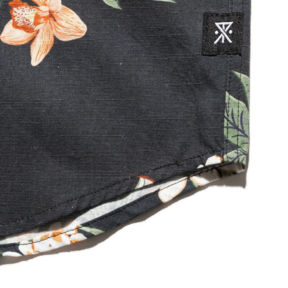 ROARK(ロアーク)"PALAWAN FLORAL" JOURNEY S/S【RWJ1206-BLK】