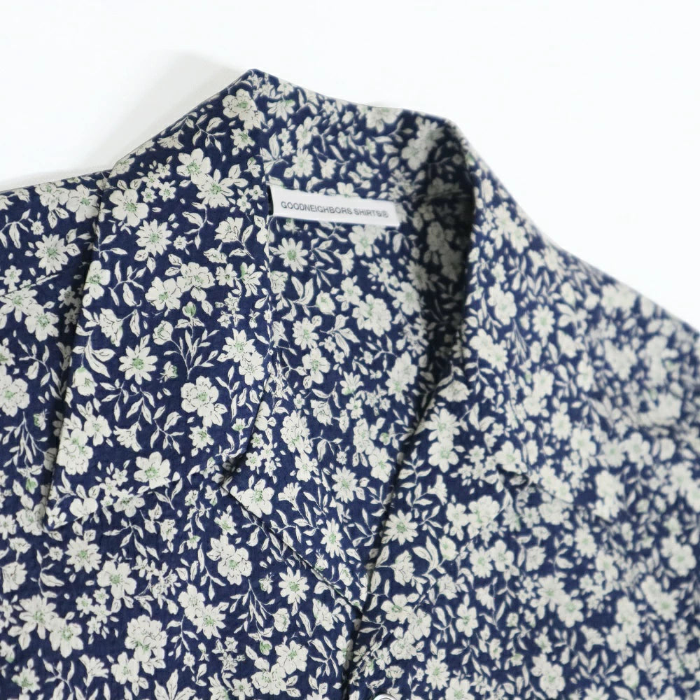GOODNEIGHBORS SHIRTS(グッドネイバーズシャツ)BRIAN WIDE FIT S/S SHIRT "FLOWER"【BCS-153】