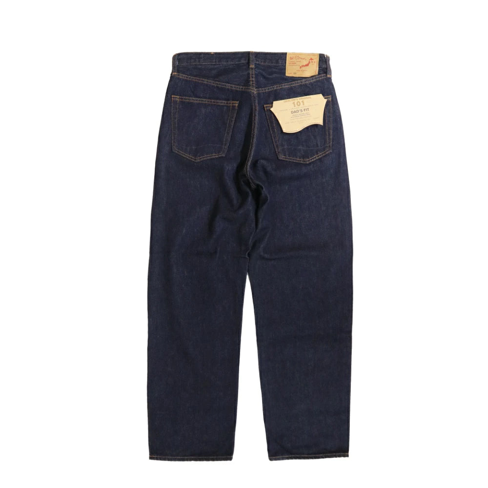 orSlow(オアスロウ)101 DAD'S FIT DENIM PANTS "Denim One Wash" インディゴ デニムパンツ 【01-1010W-81】