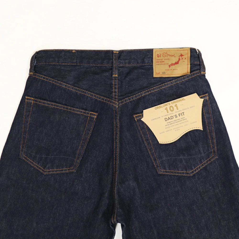 orSlow(オアスロウ)101 DAD'S FIT DENIM PANTS "Denim One Wash" インディゴ デニムパンツ 【01-1010W-81】