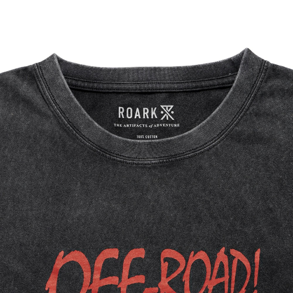 ROARK(ロアーク)"OFF ROAD" WELL WORN L/S TEE【RLTJ1253-BLK】