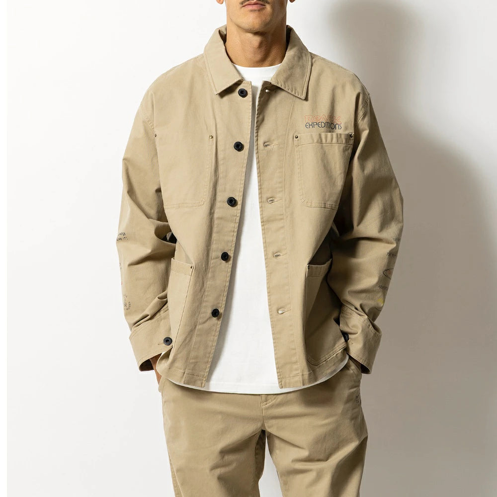 ROARK(ロアーク)ATLAS JACKET COTTON COVERALL【RJJ1256-KHK】