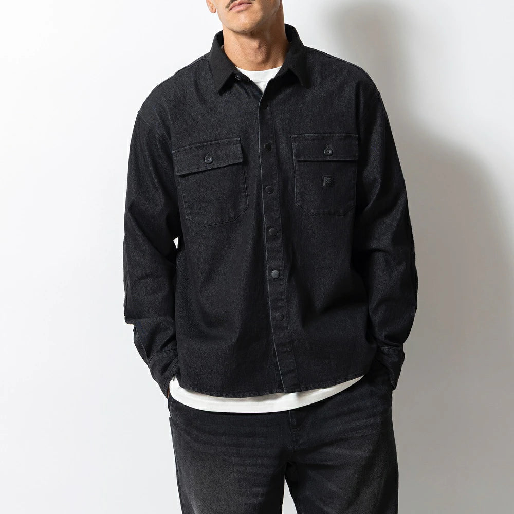 ROARK(ロアーク)NORDMAN DENIM SHIRTS【RLWJ1251-BLK】