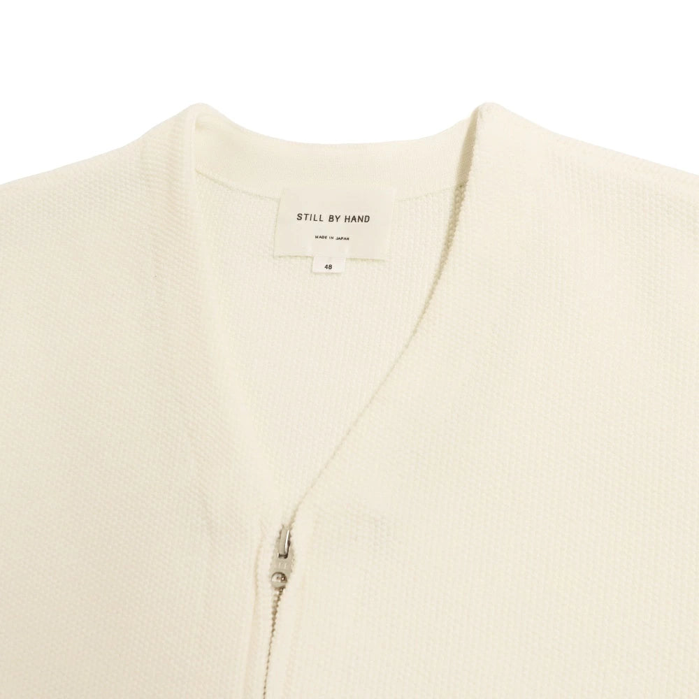 STILL BY HAND(スティル バイ ハンド)Cotton Wool Zip Cardigan【KN02263】