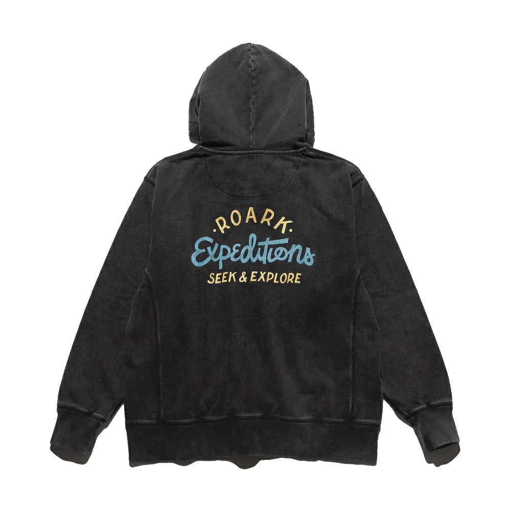ROARK(ロアーク)"SIGN WRITER" F/Z HOOD SWEAT【RSWJ1250-BLK】