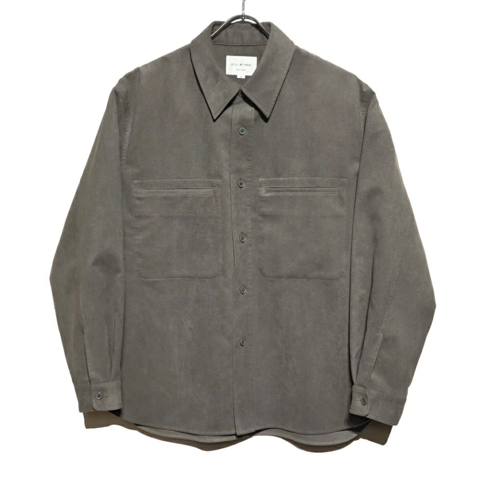 STILL BY HAND(スティル バイ ハンド)Fake Suede Shirts Blouson フェイクスウェード シャツ ブルゾン【BL02254】