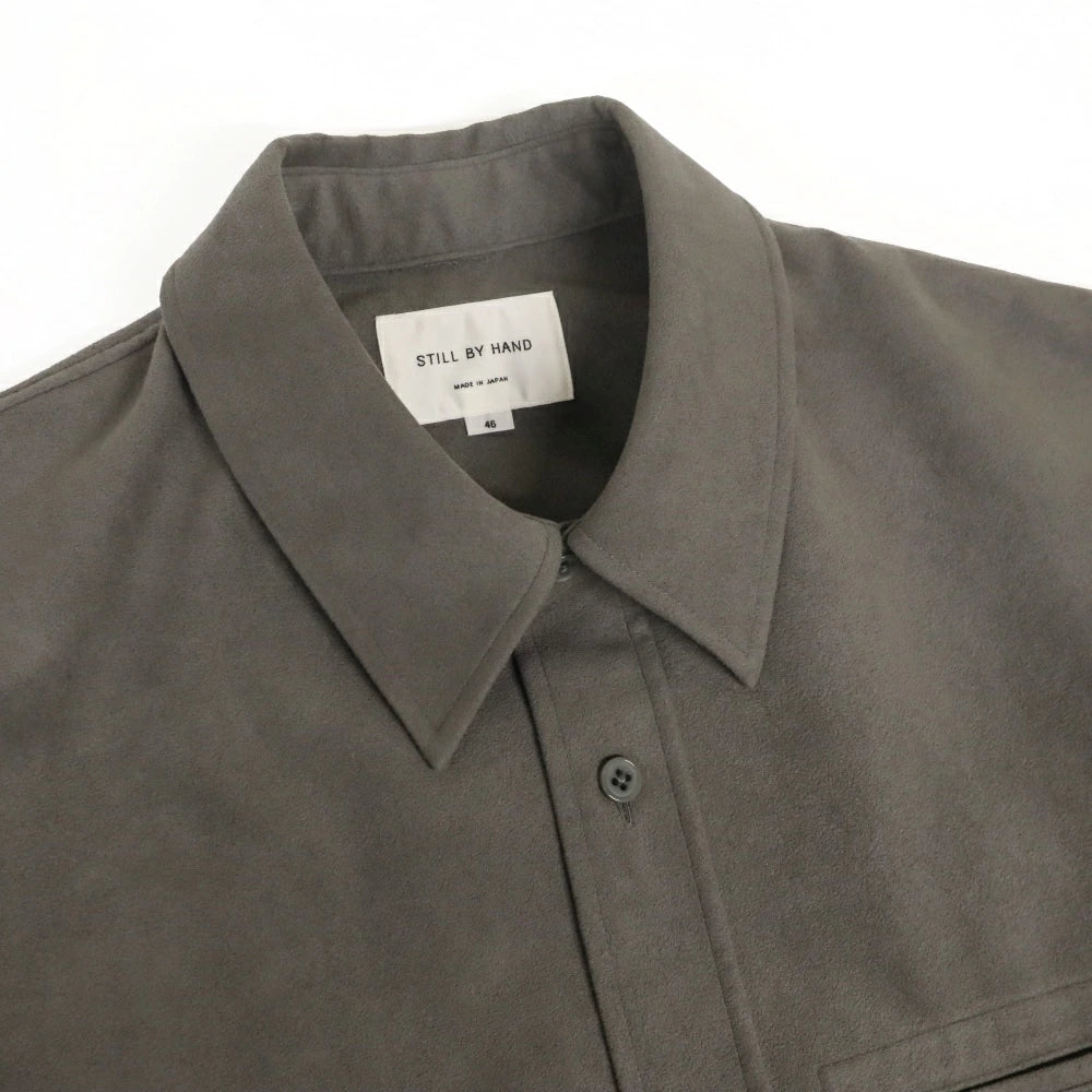 STILL BY HAND(スティル バイ ハンド)Fake Suede Shirts Blouson フェイクスウェード シャツ ブルゾン【BL02254】