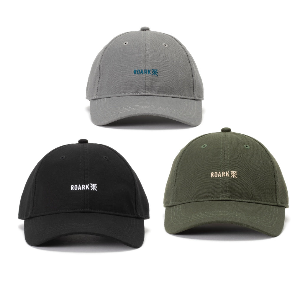 ROARK REVIVAL(ロアーク リバイバル)“LOGO” 6PANEL CAP - LOW HEIGHT ロゴ 6パネル キャップ