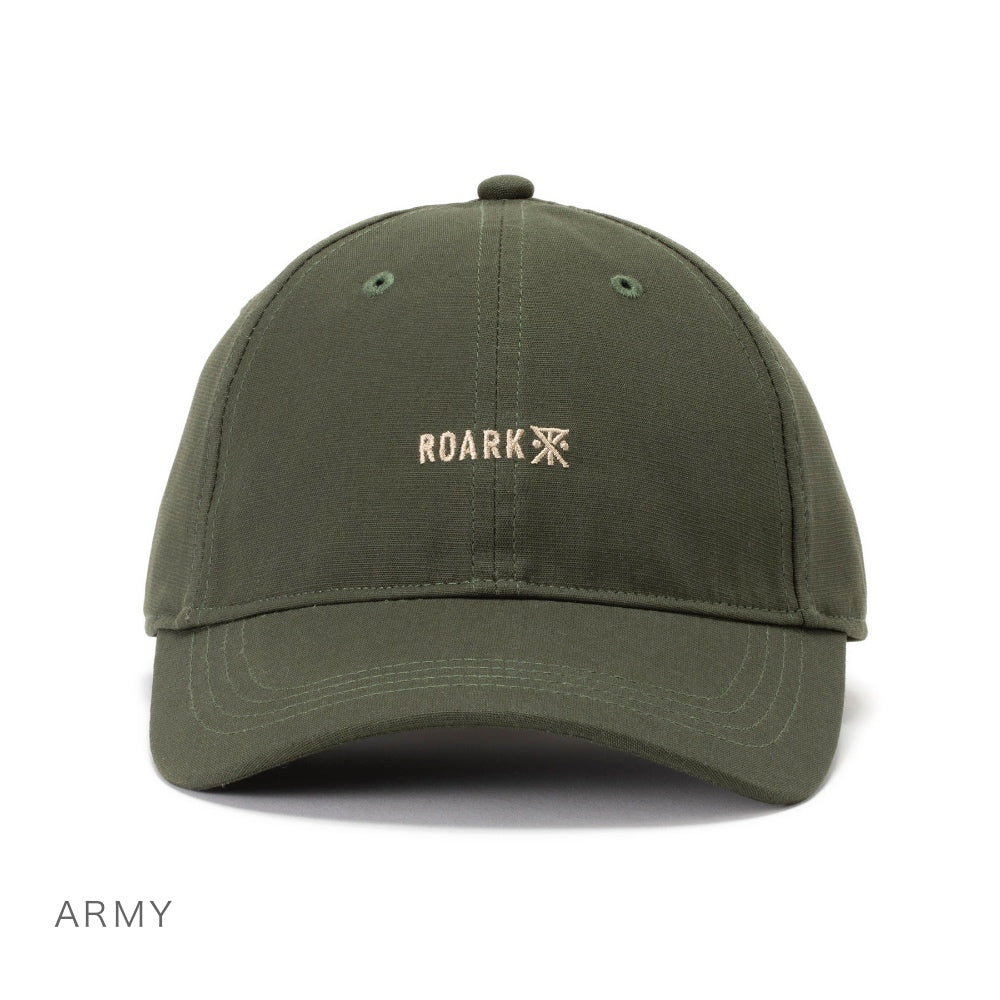 ROARK REVIVAL(ロアーク リバイバル)“LOGO” 6PANEL CAP - LOW HEIGHT ロゴ 6パネル キャップ