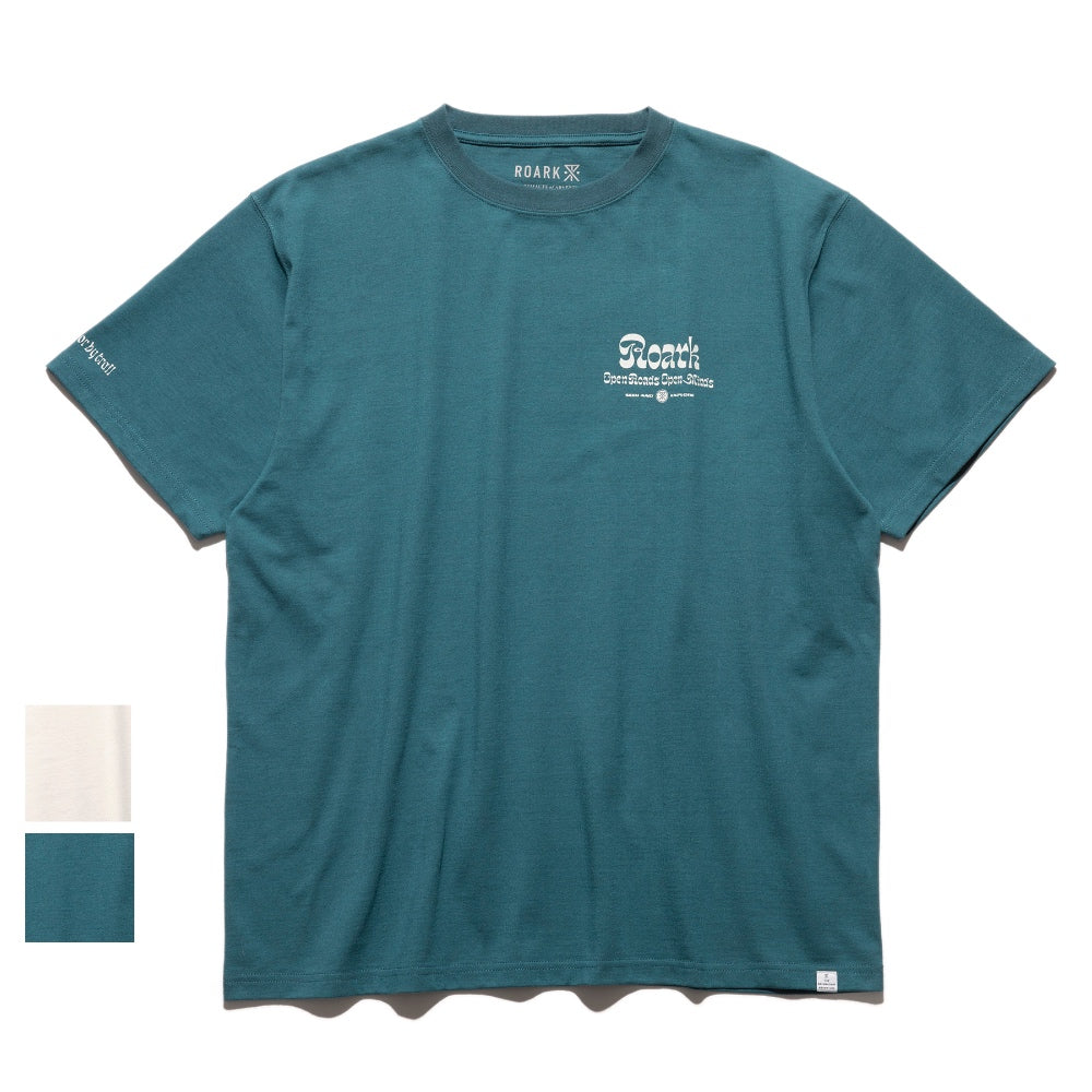 ROARK REVIVAL(ロアーク リバイバル)“OPEN ROADS" FINE TECH DRY TEE ファインテック ドライ Tシャツ