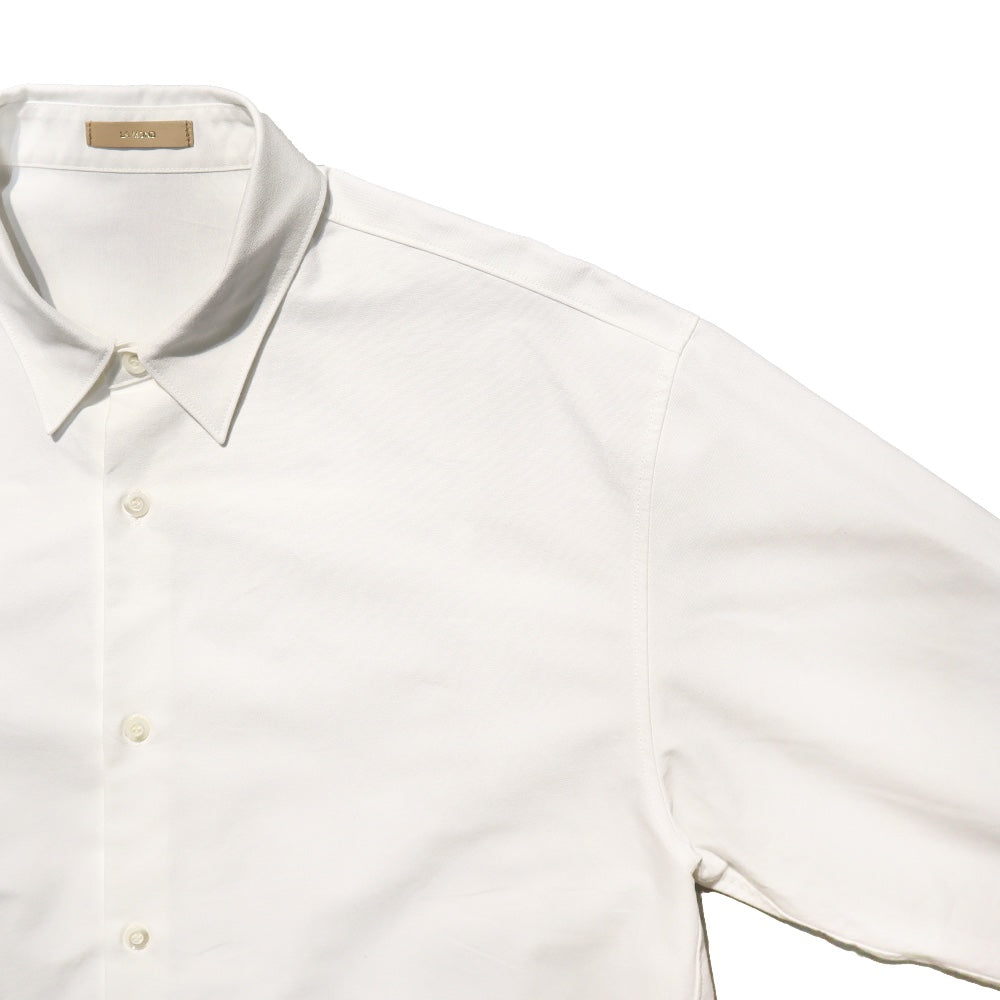 LAMOND(ラモンド)Heavy Oxford Bold Shirts Jacket ヘビーオックス シャツ "WHITE"