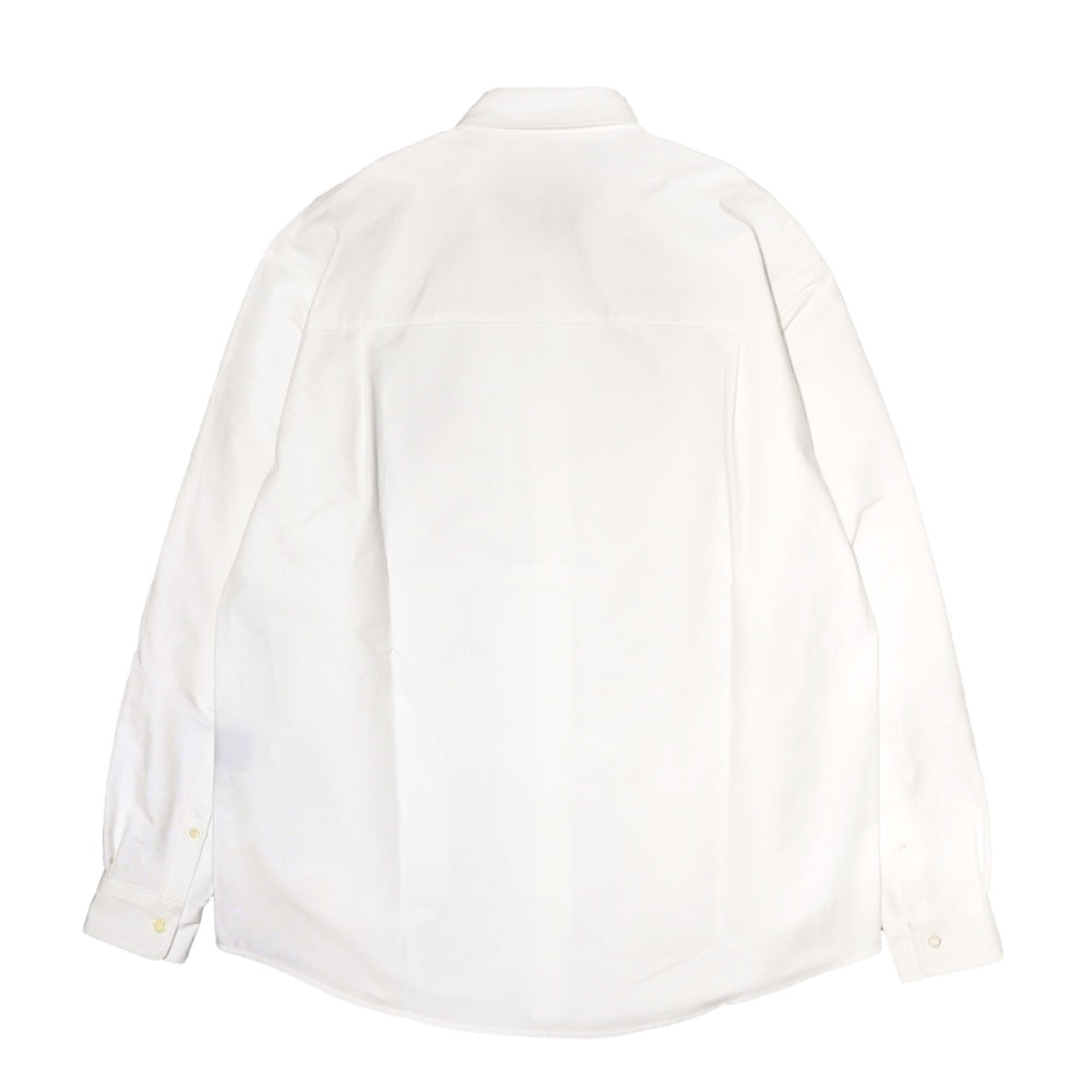 LAMOND(ラモンド)Heavy Oxford Bold Shirts Jacket ヘビーオックス シャツ "WHITE"