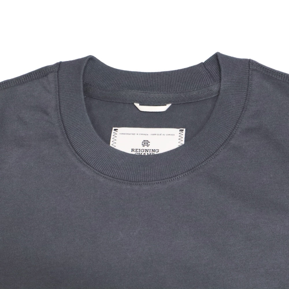 REIGNING CHAMP(レイニング チャンプ)MIDWEIGHT JERSEY LONG SLEEVE ミッドウェイト ジャージー ロングスリーブ Tシャツ "Midnight"