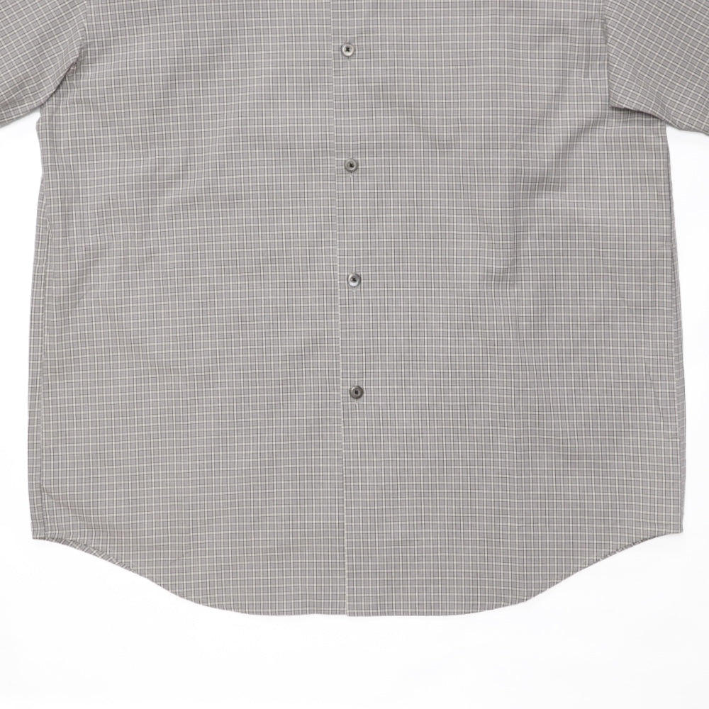 LAMOND(ラモンド)Band Collar Check Shirts Jacket